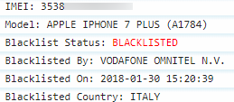 Unlock iPhone X - Blacklist IMEI Check