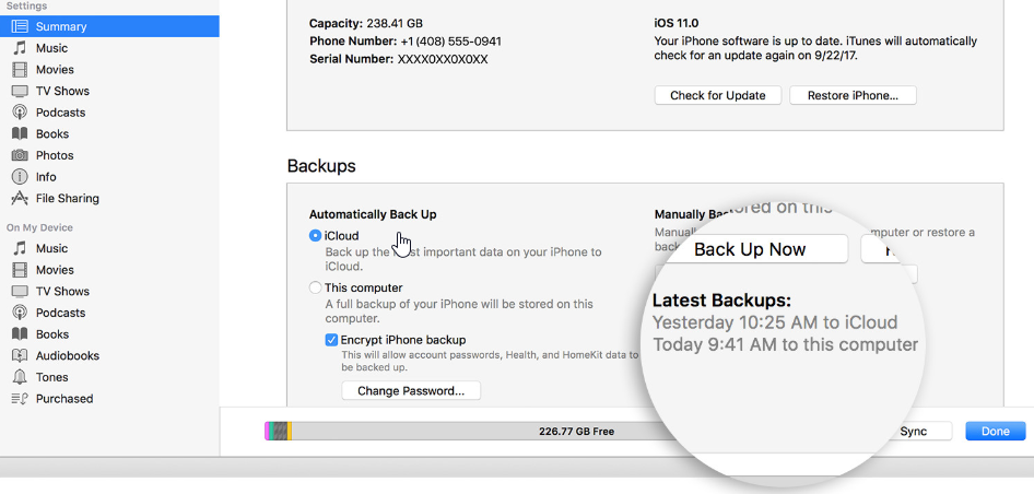 jailbreak iOS 11.3.1-iTunes Backup