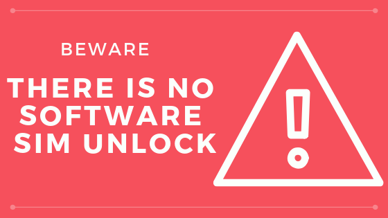 Software iPhone SIM Unlock method